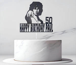 Personalised the doors cake topper Jim Morrison birthday party decoration music - Picture 1 of 2