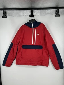 Nike Sportswear Therma Fit Legacy Anorak Pullover Half Zip DD6863-687 Medium - Picture 1 of 7