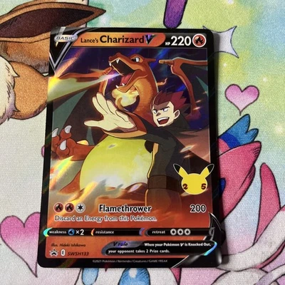 Lance's Charizard V SWSH133 SWSH: Sword & Shield Promo Cards Holo - NM - Image 1 of 4