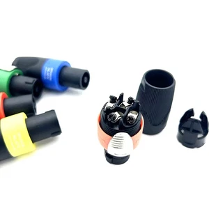 1Pcs 4-Pole 4Pin NL4FC Speaker Connector Ohm Plug Speaker Audio Cable Adapter - Afbeelding 1 van 17