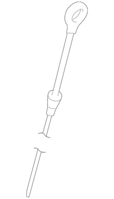 Genuine Nissan Dipstick 11140-1KC0B - Image 1 of 2