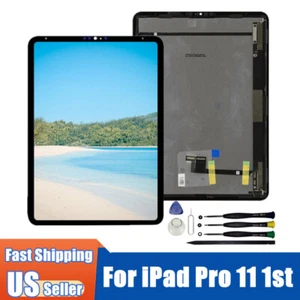 LCD Touch Screen Digitizer Display For iPad Pro 11 2018 1st A1980 A2013 A1934 US - Picture 1 of 5