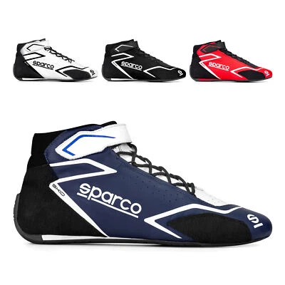 001275 Sparco Skid Race Boots Rally Motorsport Fireproof FIA 8856-2018 Approved - Image 1 of 4