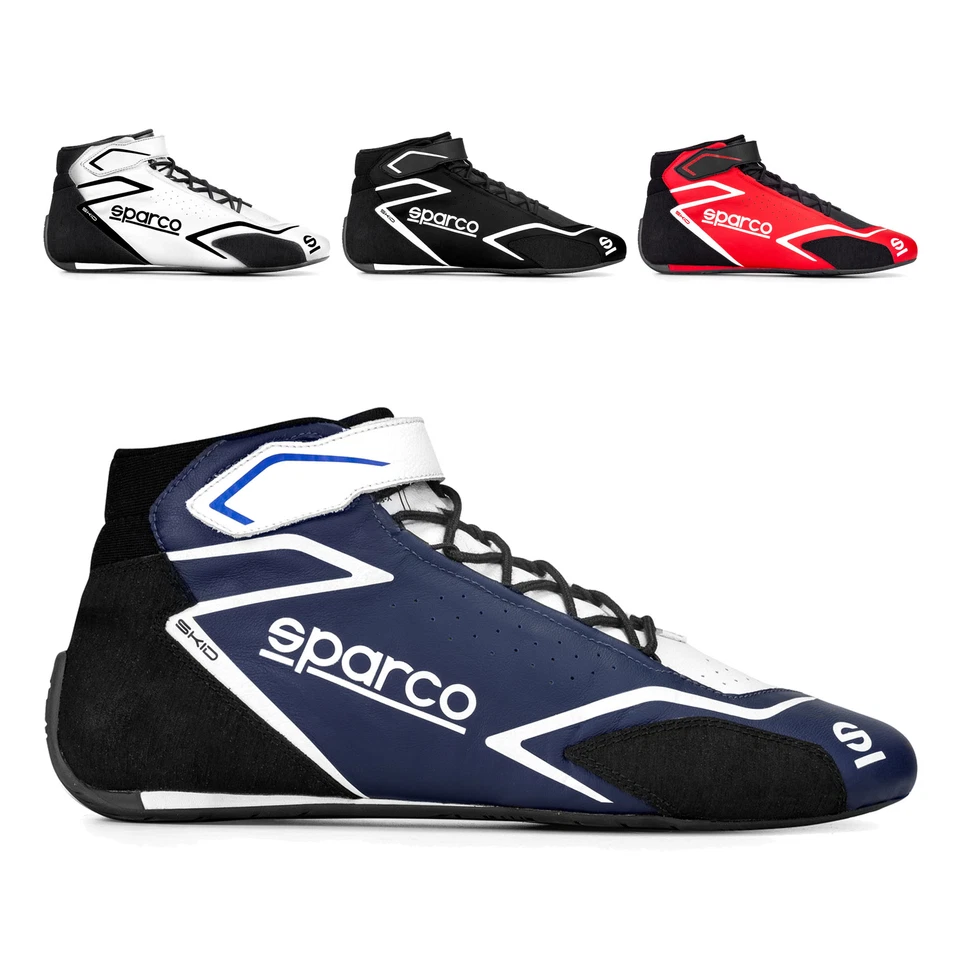 001275 Sparco Skid Race Boots Rally Motorsport Fireproof FIA 8856-2018 Approved - Image 1 of 4
