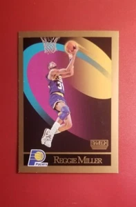 1990-91 SkyBox NBA Reggie Miller #117 Indiana Pacers FREE SHIPPING - Picture 1 of 6