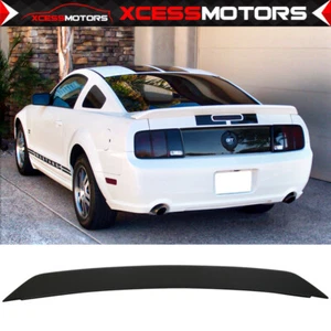 Fits 05-09 Ford Mustang OE Style Rear Trunk Spoiler Wing Lip Primer Black ABS - Bild 1 von 5