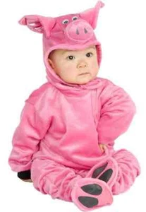 Little Pig Piggy Farm Animal Pink Cute Fancy Dress Halloween Baby Child Costume - Picture 1 of 10