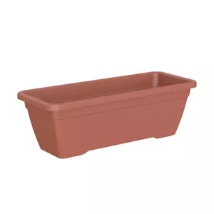 Artevasi Veneza 50x16.3cm Plastic Indoor/Outdoor Plant Planter Box Terracotta - Picture 1 of 2