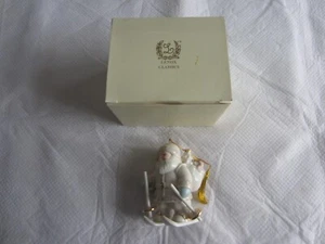 2001 Lenox Santa on Skis Ornament - Picture 1 of 4