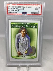 2019 Goodwin #10 Blank Back Serena Williams PSA 9 - Bild 1 von 2