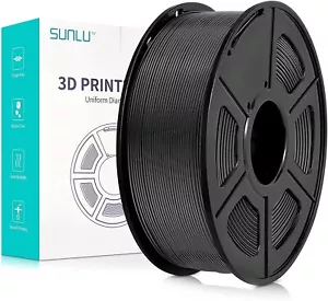 SUNLU 1,75MM PLA PLUS filamento 1KG/2,2LBS negro impresora 3D consumibles - Imagen 1 de 20