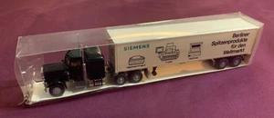 Wiking HO 1/87 Truck Peterbilt Semi-Trailer Container Siemens US Truck - Picture 1 of 1