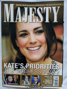 Majesty Magazine Kate's Priorities The Duchess at 32 January 2014 - Imagen 1 de 4