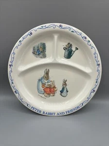 Vintage Eden Peter Rabbit and Friends Divided Children’s Plate Plastic 8” - Picture 1 of 8