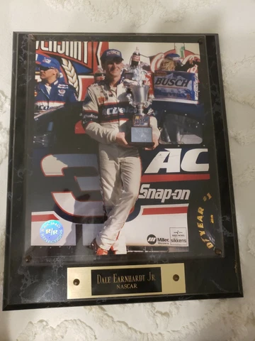 Dale Earnhardt Jr Racing Rookie Plaque 10.5" x 13" Wall Hang Picture Nascar Cover