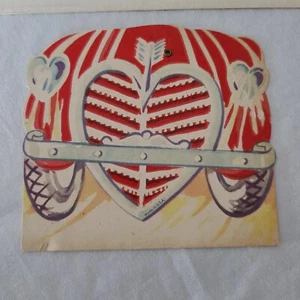 Vintage 1940's Die Cut Valentine's Day Card - Picture 1 of 2