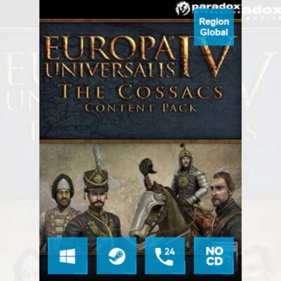 Europa Universalis IV 4 The Cossacks Content Pack DLC PC Steam Key Region Free - Image 1 of 4