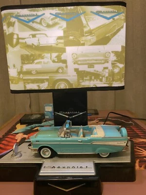 1957 Art Deco Vintage Miami Vibe South Beach Chevrolet Table Lamp New In Box - Image 1 of 4