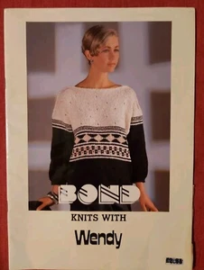 Machine Knitting Booklet-Bond Knits With Wendy - Picture 1 of 2