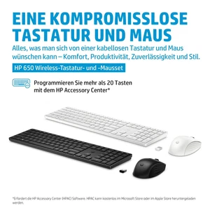 HP 650 Wireless Keyboard And Mouse Combo - Bild 1 von 9