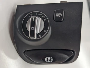 03-12 Interruptor de control de faros AMG negro OEM Mercedes R230 SL500 SL550 SL55 - Imagen 1 de 5