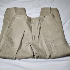 Vintage Polo Ralph Lauren Cargo Hose Herren 38x30 High Waist Baggy Chino 90er - Bild 1 von 13