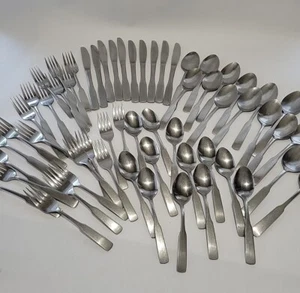 Rogers Set di posate in acciaio inox 59 pz manico a forma di violino COREA cucchiaio coltello forchetta - Foto 1 di 20