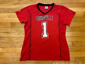 Girl's Louisville Cardinals Jersey Size Large Womens red #1 14-16 - Picture 1 of 4