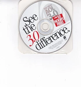 "AOL 3.0America Online werkseitig versiegelt weiß ""Sehen Sie den Unterschied"" ""50 Freistunden" - Bild 1 von 1