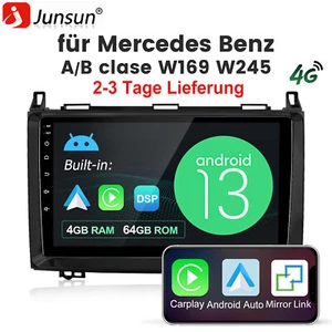 4+64G Für Mercedes-Benz A/B Klasse/Vito W169 W639 W245 Android 14 Navi Autoradio - Bild 1 von 17