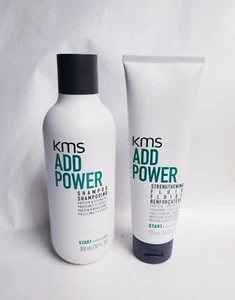 💚 2 LOT KMS ADD POWER Shampoo 10.1 oz & Strengthening Fluid 4.2 oz 💚 BEST DEAL - Picture 1 of 1