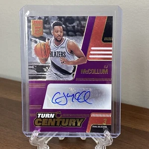 2021-22 Panini Elite CJ McCollum 3/25 Turn Of The Century Auto Blazers - Picture 1 of 7