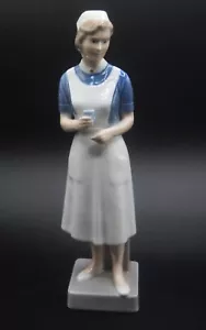 ROYAL COPENHAGEN DENMARK PORCELAIN #4507 NURSE RN FIGURINE J.M. NISSEN VINTAGE - Picture 1 of 11