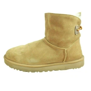 UGG Australia Adoria Tehuano Women's Tan Suede Shearling Lined Winter Boots 10 - Picture 1 of 9