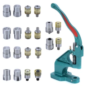Heavy Duty Hand Pressure Clamp Machine Sewing Tool Claw Clasp Snap Fastener Dies - Picture 1 of 23