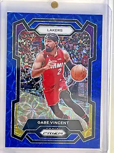 2023-24 Prizm Gabe Vincent Choice Blue Choice Prizm /49 Lakers - Picture 1 of 2