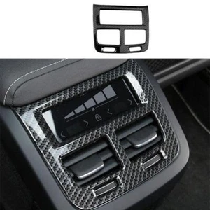 For Volvo S60 2019-2023 ABS Carbon Fiber Rear Air Outlet Vent Cover Trim 1PCS - Foto 1 di 7