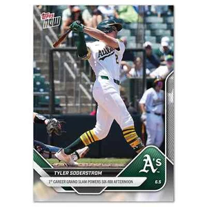 2025 MLB Topps NOW 259 TYLER SODERSTROM GRAND SLAM ATHLETICS PRESALE - Picture 1 of 2