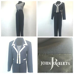 Mono John Roberts Vintage Años 80 Talla 12 Azul con Chaqueta Náutica Militar P2 - Imagen 1 de 10