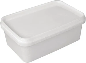 1.2 Litre Ice Cream Tubs and lids (PACK OF 20) 192Hx127Wx73Dmm Next Day Delivery - Picture 1 of 1