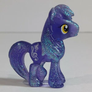 Figura My Little Pony FiM 2012 bolsa ciega #4 2" brillo transparente Royal Riff - Imagen 1 de 3