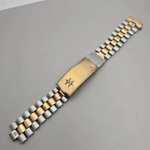 Vintage Hamilton Watch Bracelet/watch band 18mm 1970s Selling as parts 820001-4 - Picture 1 of 11