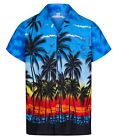 Mens Aloha Hawaiian Shirt Party Stag Do Palm Tree Shirt Holiday Beach S-3Xl Size
