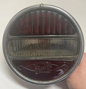 Vintage 1929 Buick Script Stoplight License Plate Light Taillight Trilite - Picture 1 of 7