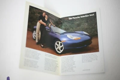 Vintage Porsche 1998 CATALOG Rare Ads Photo Book Automotive Luxury Booklet Mint - Image 1 of 4