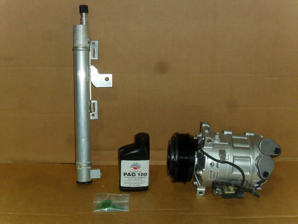 AC COMPRESSOR KIT FITS 2006,2007,2008,2009,2010,2011 VOLVO XC90, 07-10 S80 4.4L - Image 1 of 4