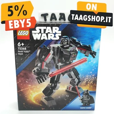 LEGO 75368 DARTH VADER MECH STAR WARS SET MISB FAST SHIP 24H - Immagine 1 di 4
