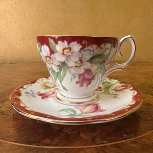 Vintage Bell China Narcissus Daffodil Demitasse Coffee Cup & Saucer - Bild 1 von 9