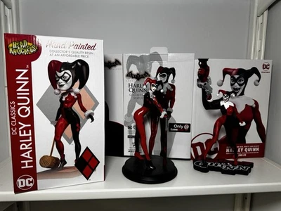 Harley Quinn Bufón Lote 3 Figuras Arkham Knight + Rojo/Blanco/Negro + Bobblehead Foto 1 de 4