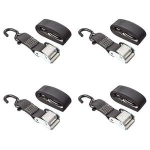 4-Pack Heavy Duty 2" Cam Buckle ATV, Motorcycle, UTV Tie-Down Straps - Picture 1 of 4